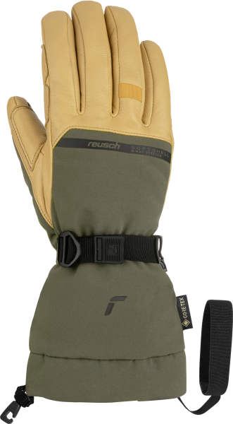 Reusch Discovery GORE-TEX TOUCH-TEC 6202305 5490 green beige front